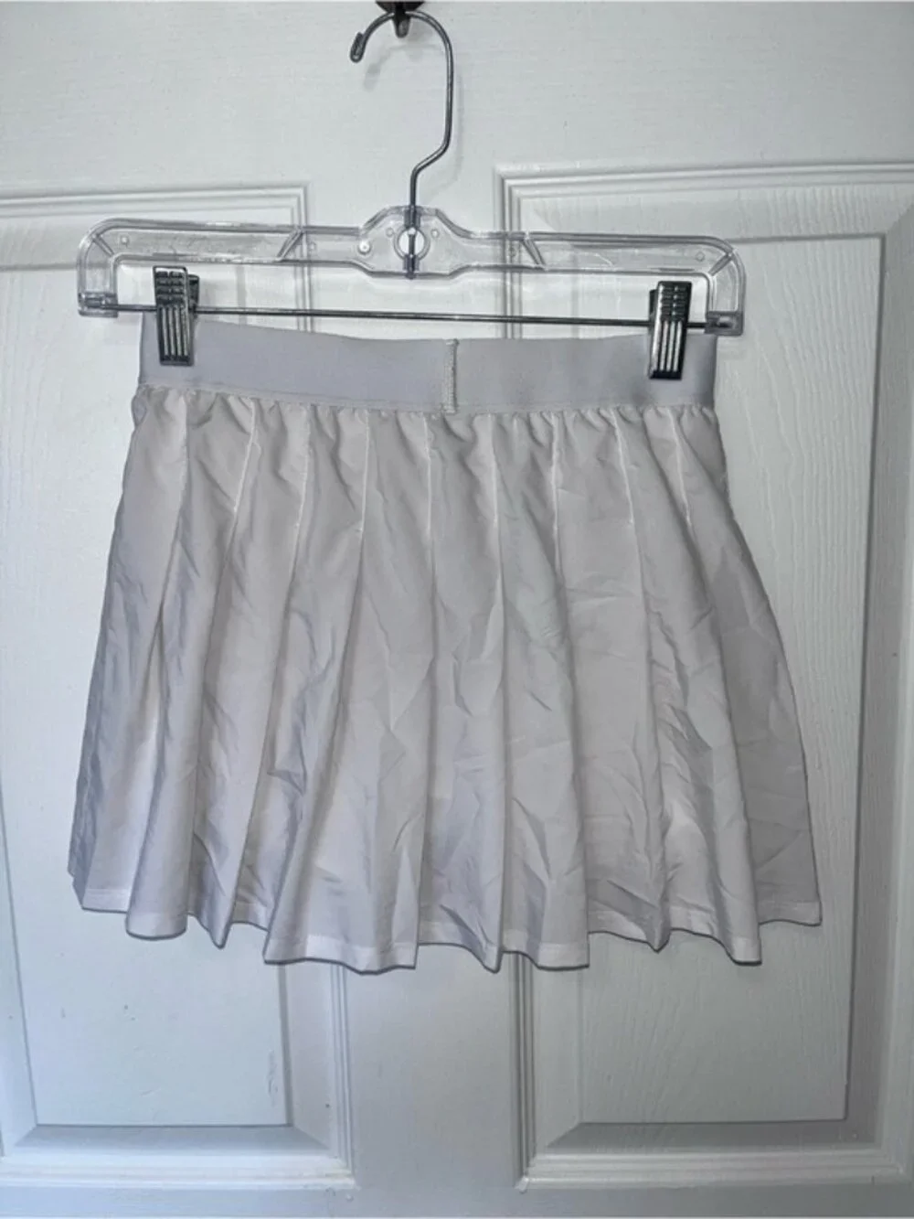 ALO Yoga White Pleated Skater Skirt Size XS
